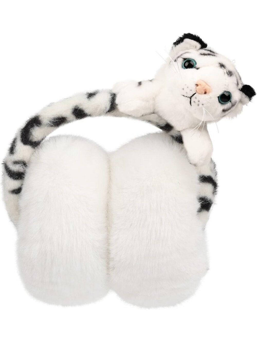 Cozy Faux Fur Animal Earmuffs for Winter | Warm Ear Covers & Headband - Picture 2 of 7